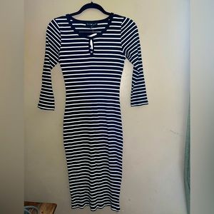 Derek Heart Stripped Dress (NWT)